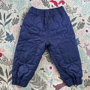Patagonia Baby Quilted Puff Joggers Size 12 Months